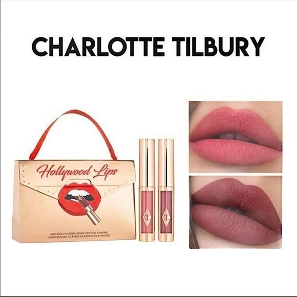 Charlotte Tilbury Other - Charlotte Tilbury Mini Hollywood Lips Duo Limited Edition Gift Set